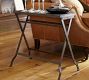 Carter Rectangular Metal Folding Tray Table (13")