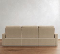 PB Comfort Modern Square Arm Power Reclining Sofa (79"&ndash;112")