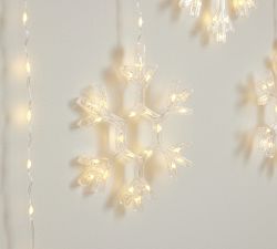 Snowflake Curtain Rain Lights
