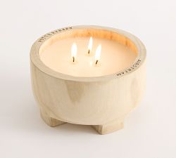 Airstream Wood Carved Candle - Coastal Berry