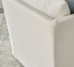Charlotte Slipcovered Swivel Chair