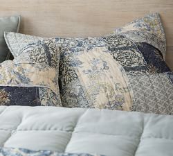 Delaney Handcrafted Patchwork Cotton Quilted Sham