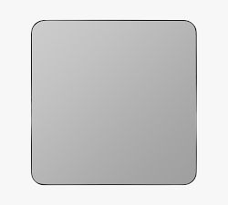 Slim Profile Square Wall Mirror
