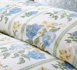 Krysta Floral Reversible Percale Duvet Cover