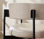 Maison Barrel Back Leather Bar &amp; Counter Stools