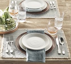 Mason Handwoven Cotton Fringe Placemats - Set of 4