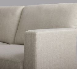 Sanford Square Arm Sofa (62"&ndash;87")