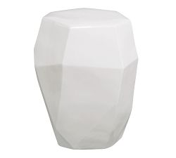 Spade Ceramic Accent Table (15")
