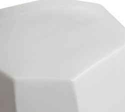 Spade Ceramic Accent Table (15")