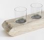 Wood Candle Holder Centrepiece