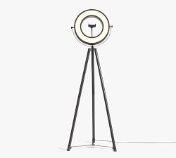 Photographer's iLED Ring Light Task Floor Lamp (52"-64")