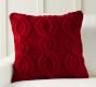 Alpine Handknit Cable Sherpa Back Pillow Cover