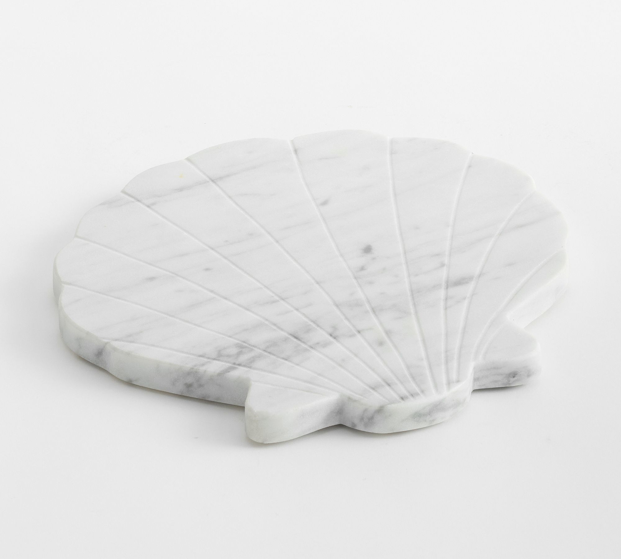 Figural Shell Marble Cheese Board