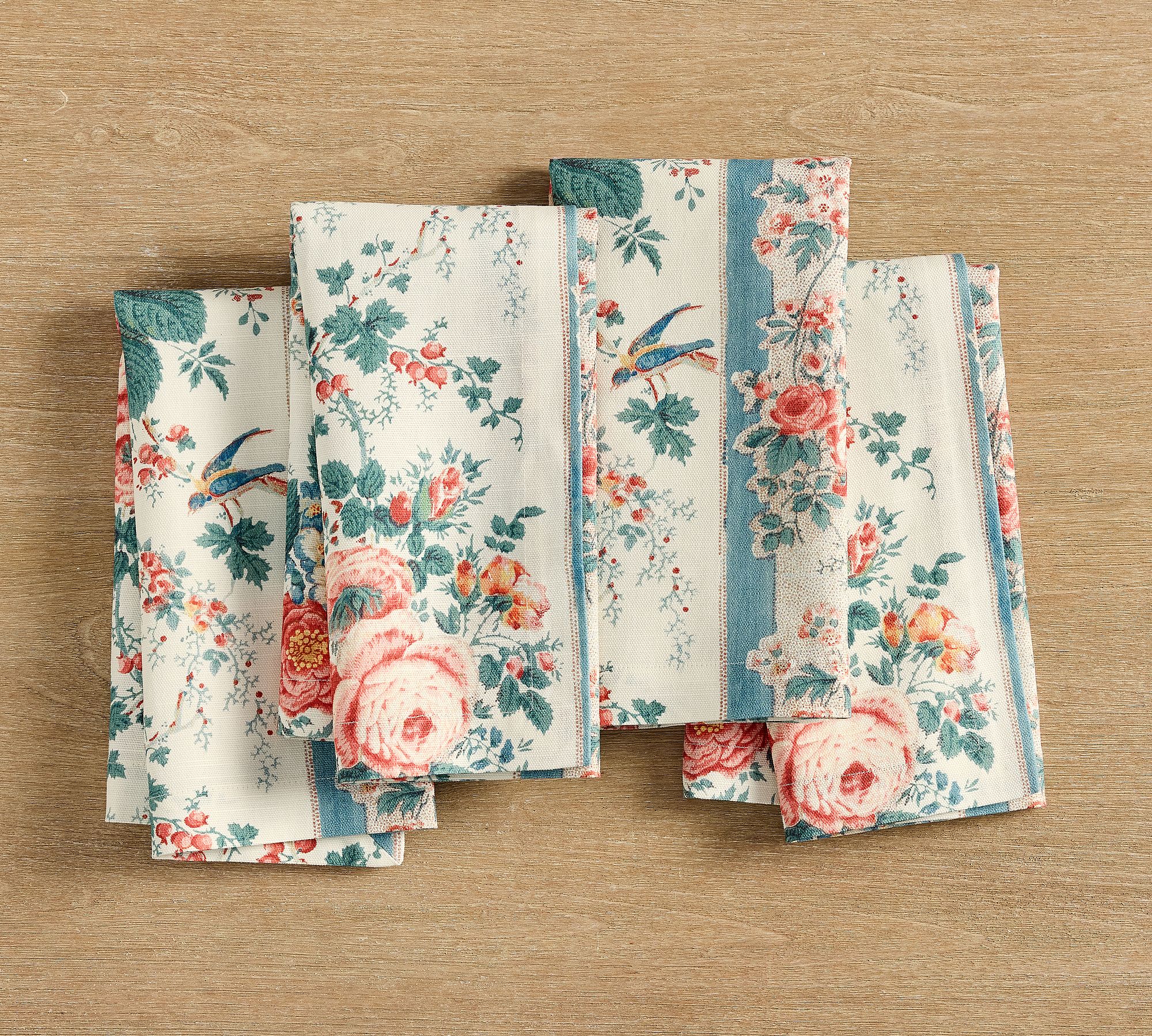 Felicia Patchwork Cotton Napkins - Set of 4