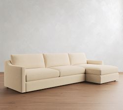 Beaumont Chaise Sectional (122"&ndash;140")
