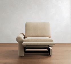 Build Your Own PB Comfort Modern Roll Arm Reclining Sectional