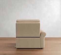 Build Your Own PB Comfort Modern Roll Arm Reclining Sectional