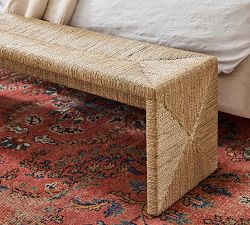 Malibu Woven Waterfall Bench (54")