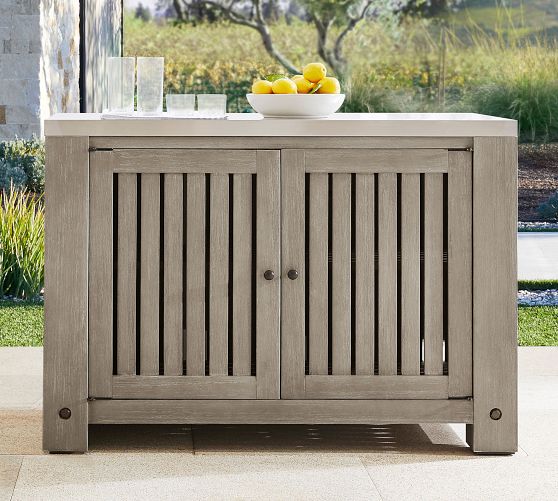 Abbott Outdoor Kitchen Acacia Double Cabinet (51")