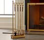 Industrial 5-Piece Fireplace Tool Set