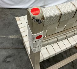 Open Box: Abbott Acacia Woven Outdoor Dining Chair - Biscotti
