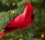 Feathered Cardinal Ornament