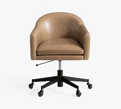 Gideon Leather Swivel Desk Chair