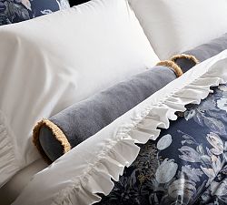 Everywhere Velvet With Fringe Bolster