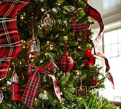 Plaid Bow Clip