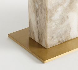 Windham Stone Block Table Lamp (21")