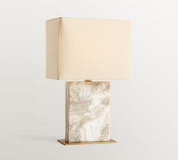 Windham Stone Block Table Lamp (21")