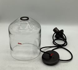 Open Box: City Glass Pendant (10") - Bronze
