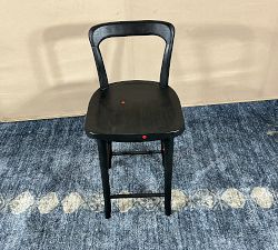 Open Box: Cline Swivel Counter  Stool (24") - Charcoal