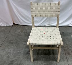 Open Box: Abbott Acacia Woven Outdoor Dining Chair - Biscotti