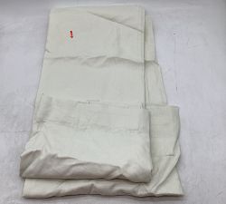 Open Box: Belgian Flax Linen Light Filtering Curtain (54"W x 92"L) - Classic Ivory