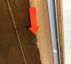Open Box: Holman Handmade Floating Ledge (4.5"D x 60"W) - Rustic Wood