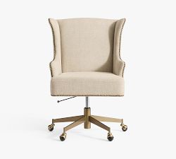 Thatcher Upholstered Swivel Desk Chair