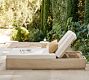 Aptos Outdoor Single Chaise with Wheels