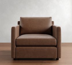 Pacifica Slim Arm Leather Chair