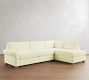 PB Comfort Modern Roll Arm Return Bumper Sectional (124")