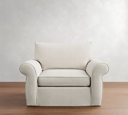 Pearce Roll Arm Slipcovered Chair and a Half