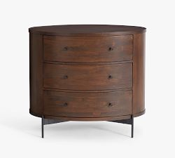 Warren 3-Drawer Oval Dresser (36")