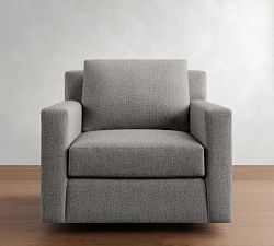 York Square Arm Swivel Chair