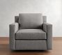 York Square Arm Swivel Chair