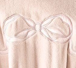 LoveShackFancy Appliqué Bow Robe