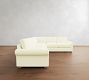 PB Comfort Modern Roll Arm 3-Piece L-Shaped Sectional (108")