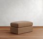 Westwood Slim Arm Leather Ottoman