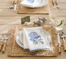 Abaca Handcrafted Square Placemats - Set of 4