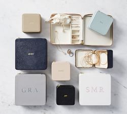 Quinn Petite Jewelry Travel Case - Foil Debossed