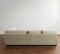 Turner Square Arm 3-Piece Sectional with Wedge (115")